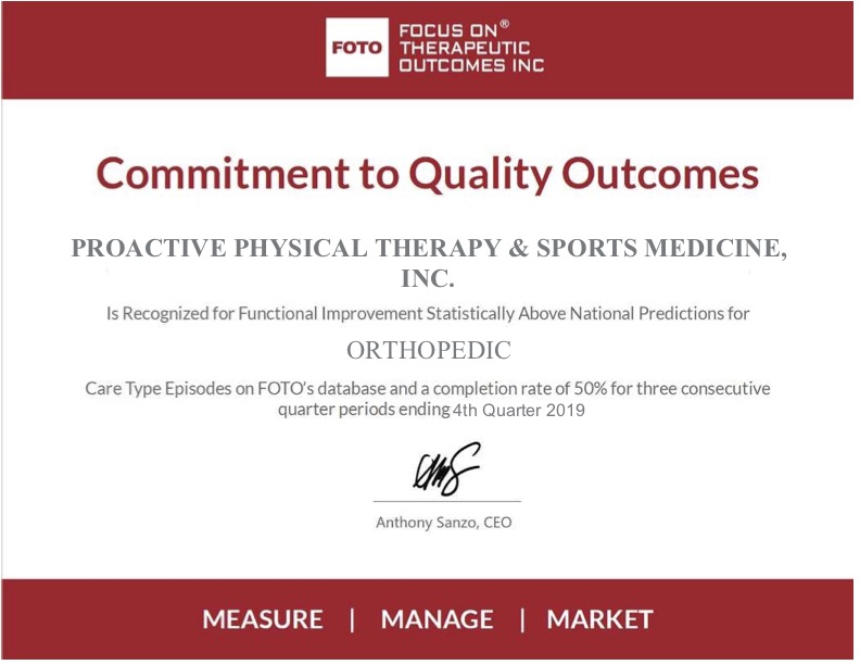 Commitment to Quality Outcomes Award
