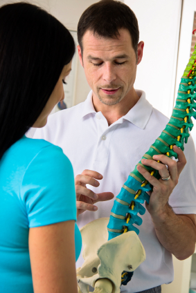 Physical Therapist with Spine